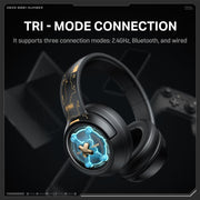 ONIKUMA GT802  Bluetooth 2.4G Wired E-sports Game Headset, GT802