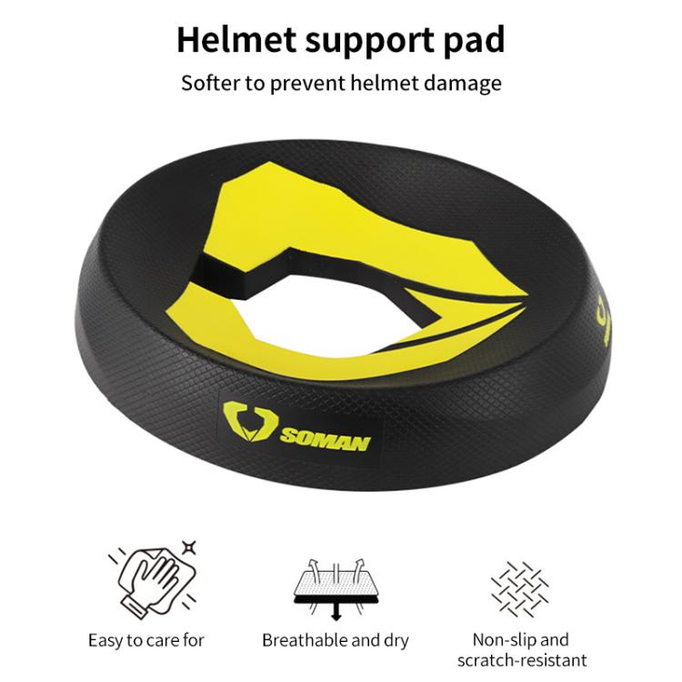 Supporto antiscivolo per casco da moto SOMAN