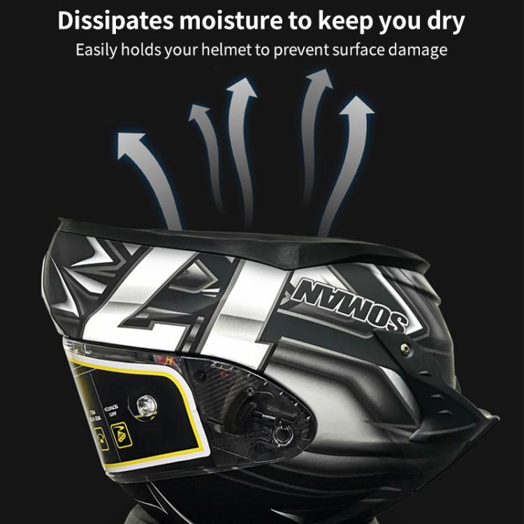 Supporto antiscivolo per casco da moto SOMAN