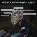 Cuffie Bluetooth per casco moto con microfono M6