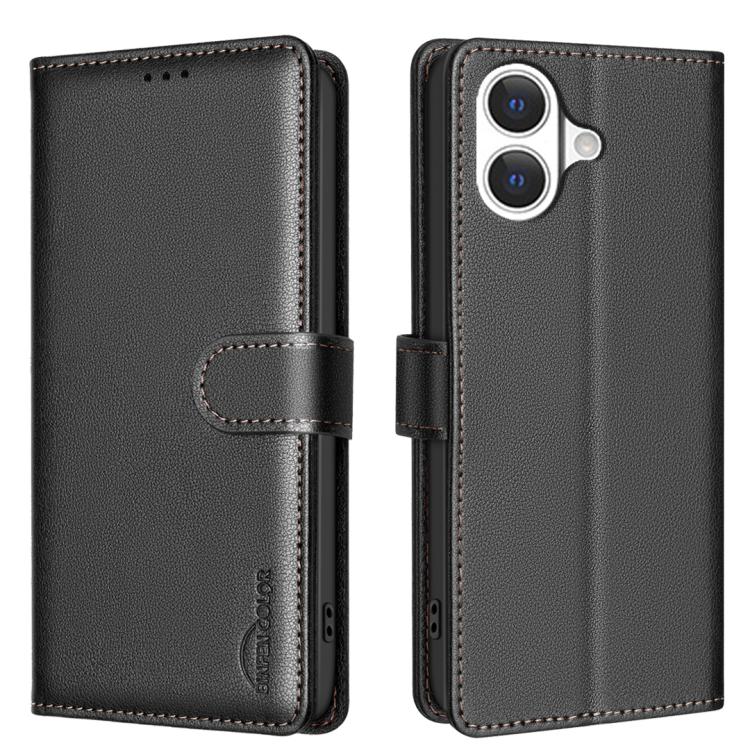 Custodia per telefono in pelle con texture litchi e protezione RFID antifurto., For iPhone 18 Pro/17 Pro, For iPhone 18 Pro Max/17 Pro Max, For iPhone 17, For iPhone 17 Air