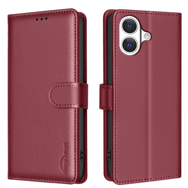 Custodia per telefono in pelle con texture litchi e protezione RFID antifurto., For iPhone 18 Pro/17 Pro, For iPhone 18 Pro Max/17 Pro Max, For iPhone 17, For iPhone 17 Air