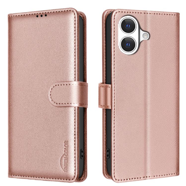 Custodia per telefono in pelle con texture litchi e protezione RFID antifurto., For iPhone 18 Pro/17 Pro, For iPhone 18 Pro Max/17 Pro Max, For iPhone 17, For iPhone 17 Air