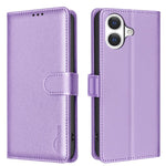 Custodia per telefono in pelle con texture litchi e protezione RFID antifurto., For iPhone 18 Pro/17 Pro, For iPhone 18 Pro Max/17 Pro Max, For iPhone 17, For iPhone 17 Air