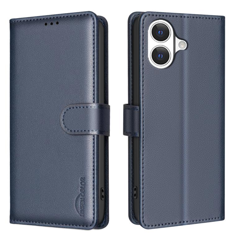 Custodia per telefono in pelle con texture litchi e protezione RFID antifurto., For iPhone 18 Pro/17 Pro, For iPhone 18 Pro Max/17 Pro Max, For iPhone 17, For iPhone 17 Air