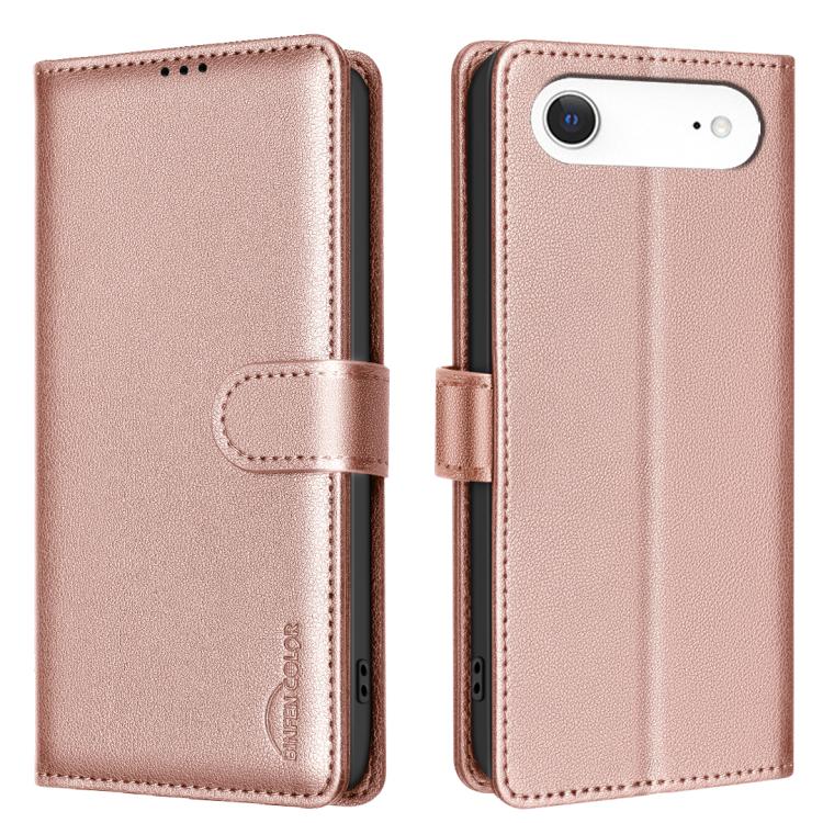 Custodia per telefono in pelle con texture litchi e protezione RFID antifurto., For iPhone 18 Pro/17 Pro, For iPhone 18 Pro Max/17 Pro Max, For iPhone 17, For iPhone 17 Air