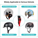 Fibbia universale in plastica a sgancio rapido per casco da moto SOMAN QB12, QB12