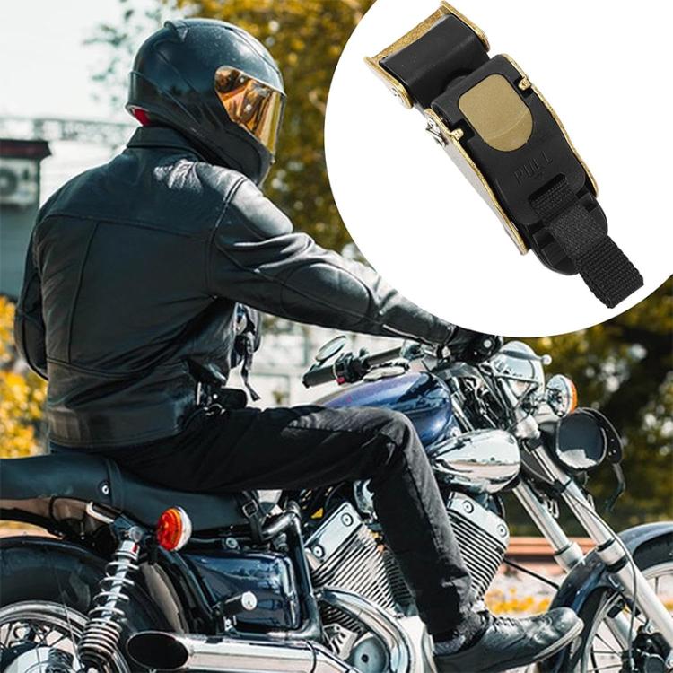 SOMAN QB11 Fibbia per casco da moto, clip a sgancio rapido universale, fibbia placcata in rame, QB121