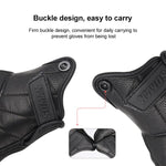 Guanti moto in pelle di pecora con touch screen per fuoristrada