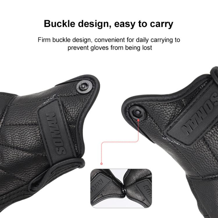 Guanti moto in pelle di pecora con touch screen per fuoristrada