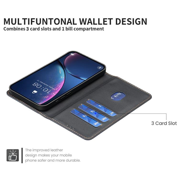 Custodia magnetica in pelle per iPhone 18 Pro Max