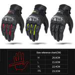 Guanti da moto SOMAN MG21 in pelle di pecora e fibra di carbonio, antiscivolo, ideali per fuoristrada., M, L, XL, XXL