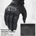 Guanti da moto SOMAN MG21 in pelle di pecora e fibra di carbonio, antiscivolo, ideali per fuoristrada., M, L, XL, XXL
