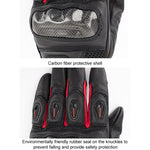 Guanti da moto SOMAN MG21 in pelle di pecora e fibra di carbonio, antiscivolo, ideali per fuoristrada., M, L, XL, XXL