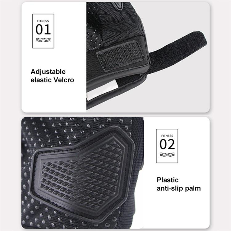 Guanti moto antiscivolo a dita intere SOMAN CG666