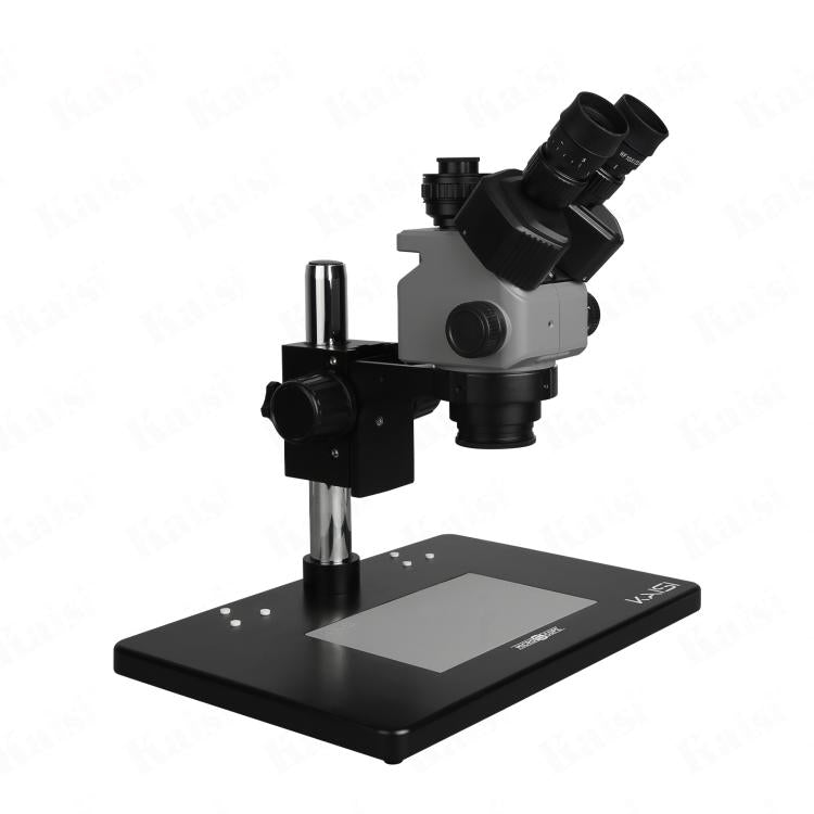 Microscopio stereoscopico trinoculare Kaisi 6558 con zoom sincrono 6,5-58X, Kaisi 6558