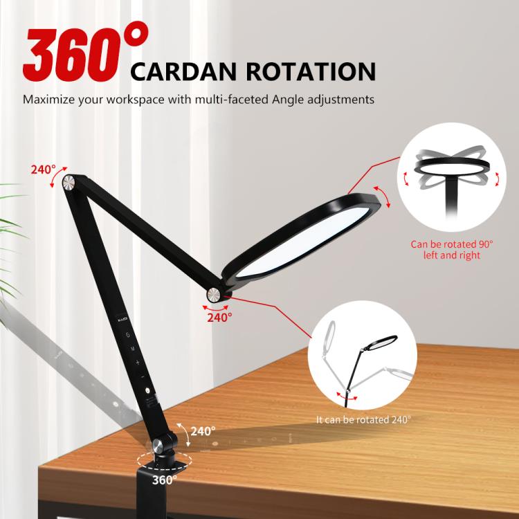 Kaisi LED35 - Faro di riempimento a sbalzo con supporto a clip, Kaisi LED35