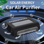 Purificatore d'aria per auto ad energia solare con portatarga, Solar Energy Air Purifier