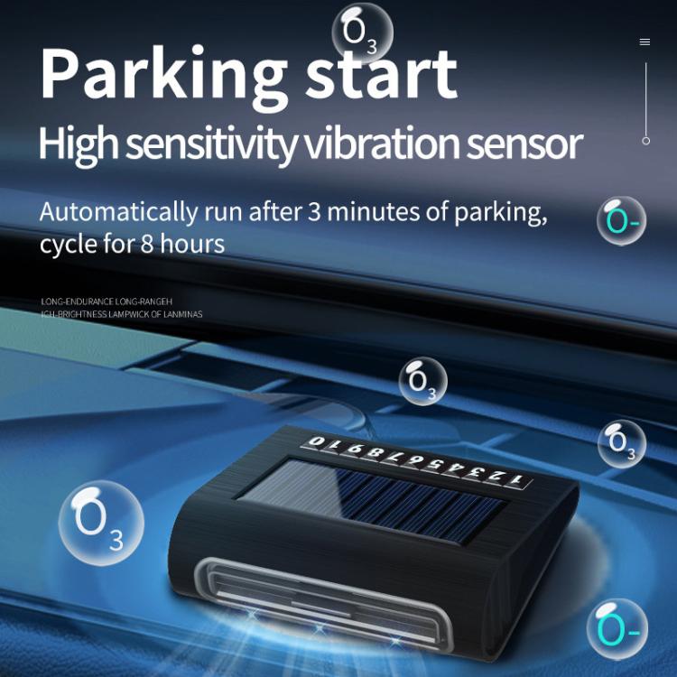 Purificatore d'aria per auto ad energia solare con portatarga, Solar Energy Air Purifier