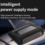 Purificatore d'aria per auto ad energia solare con portatarga, Solar Energy Air Purifier