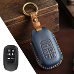 Copertura protettiva per chiave auto in pelle di vacchetta Hallmo Crazy Horse per Honda Odyssey 2024, For Honda Odyssey 2024 2-button, For Honda Odyssey 2024 5-button, For Honda Odyssey 2024 6-button