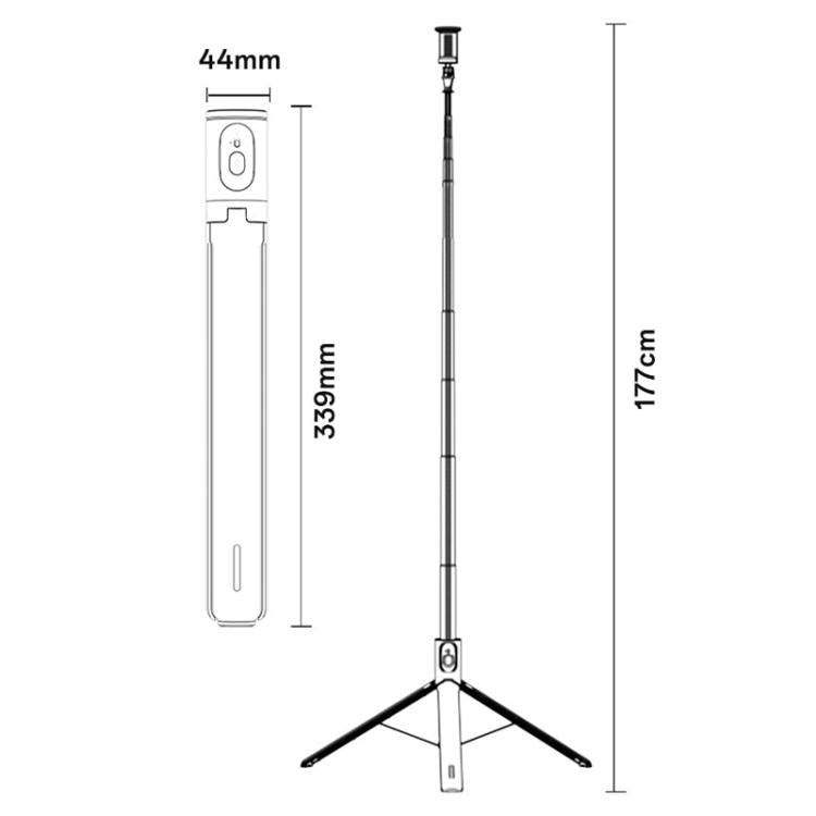 Yesido SF30 Selfie Stick Bluetooth con Treppiede