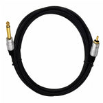 Cavo adattatore audio da connettore mono maschio da 6,35 mm a RCA maschio per amplificatore, altoparlanti e chitarra., 0.3m, 1.8m, 3m