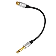 Cavo adattatore audio da connettore mono maschio da 6,35 mm a RCA femmina per amplificatore, altoparlanti e chitarra., 0.3m, 1.8m, 3m
