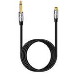 Cavo adattatore audio da connettore mono maschio da 6,35 mm a RCA femmina per amplificatore, altoparlanti e chitarra., 0.3m, 1.8m, 3m