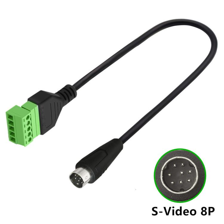 Cavo adattatore S-Video 8 pin maschio a 5 pin femmina 0,3m