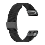 xDfind Cinturino per orologio con fibbia in metallo milanese, For Garmin Fenix 8/7X/6X/5X 26mm, For Garmin Fenix 8/7/6/5 22mm, For Garmin Fenix 8/7S/6S/5S 20mm, For Garmin Forerunner 45/45S/Swim2 18mm, For Garmin Forerunner 220/735/735XT/230/235 20mm  ...