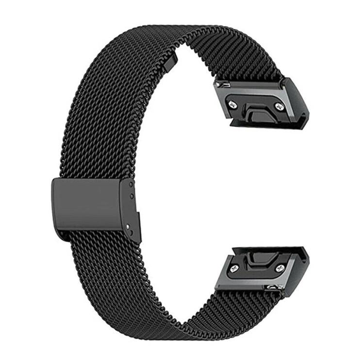 xDfind Cinturino per orologio con fibbia in metallo milanese, For Garmin Fenix 8/7X/6X/5X 26mm, For Garmin Fenix 8/7/6/5 22mm, For Garmin Fenix 8/7S/6S/5S 20mm, For Garmin Forerunner 45/45S/Swim2 18mm, For Garmin Forerunner 220/735/735XT/230/235 20mm  ...