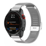 xDfind Cinturino per orologio con fibbia in metallo milanese, For Garmin Fenix 8/7X/6X/5X 26mm, For Garmin Fenix 8/7/6/5 22mm, For Garmin Fenix 8/7S/6S/5S 20mm, For Garmin Forerunner 45/45S/Swim2 18mm, For Garmin Forerunner 220/735/735XT/230/235 20mm  ...