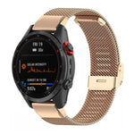 xDfind Cinturino per orologio con fibbia in metallo milanese, For Garmin Fenix 8/7X/6X/5X 26mm, For Garmin Fenix 8/7/6/5 22mm, For Garmin Fenix 8/7S/6S/5S 20mm, For Garmin Forerunner 45/45S/Swim2 18mm, For Garmin Forerunner 220/735/735XT/230/235 20mm  ...