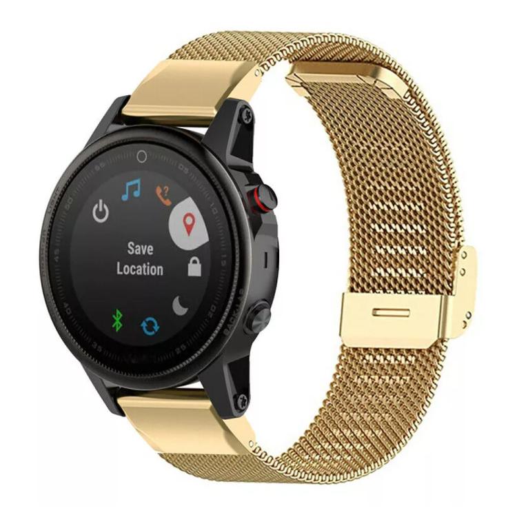 xDfind Cinturino per orologio con fibbia in metallo milanese, For Garmin Fenix 8/7X/6X/5X 26mm, For Garmin Fenix 8/7/6/5 22mm, For Garmin Fenix 8/7S/6S/5S 20mm, For Garmin Forerunner 45/45S/Swim2 18mm, For Garmin Forerunner 220/735/735XT/230/235 20mm  ...