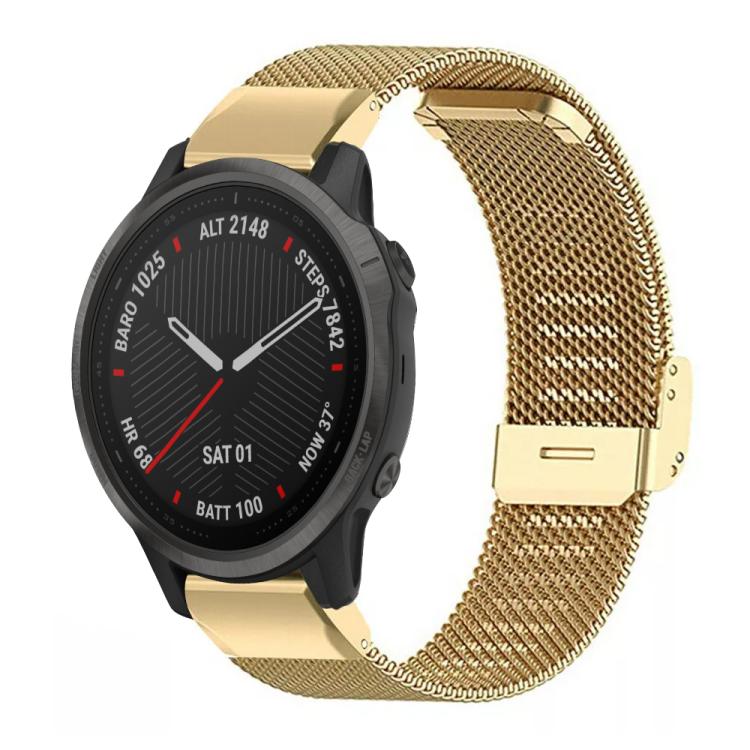 xDfind Cinturino per orologio con fibbia in metallo milanese, For Garmin Fenix 8/7X/6X/5X 26mm, For Garmin Fenix 8/7/6/5 22mm, For Garmin Fenix 8/7S/6S/5S 20mm, For Garmin Forerunner 45/45S/Swim2 18mm, For Garmin Forerunner 220/735/735XT/230/235 20mm  ...