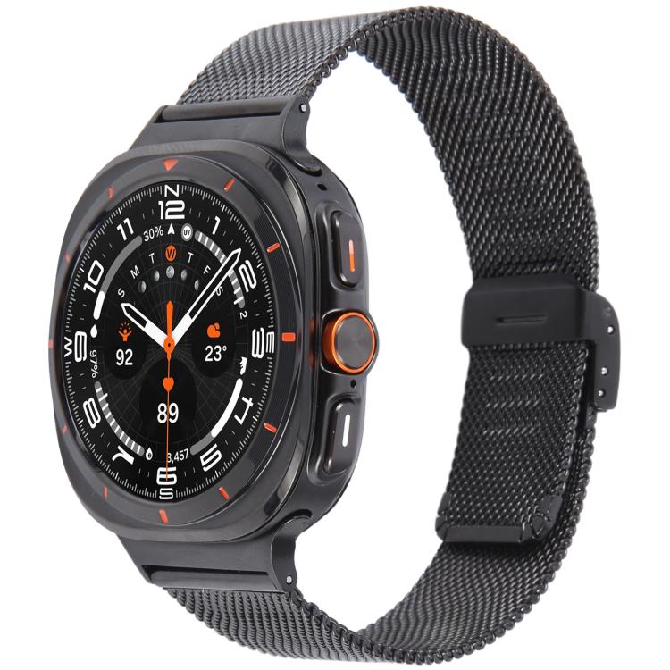 xDfind Cinturino per orologio con fibbia in metallo milanese, For Samsung Galaxy Watch Ultra 47mm / Ultra 2025, For Samsung Galaxy Watch 7 / FE / 6 / 5 / 4, For Samsung Galaxy Fit3
