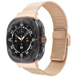 xDfind Cinturino per orologio con fibbia in metallo milanese, For Samsung Galaxy Watch Ultra 47mm / Ultra 2025, For Samsung Galaxy Watch 7 / FE / 6 / 5 / 4, For Samsung Galaxy Fit3