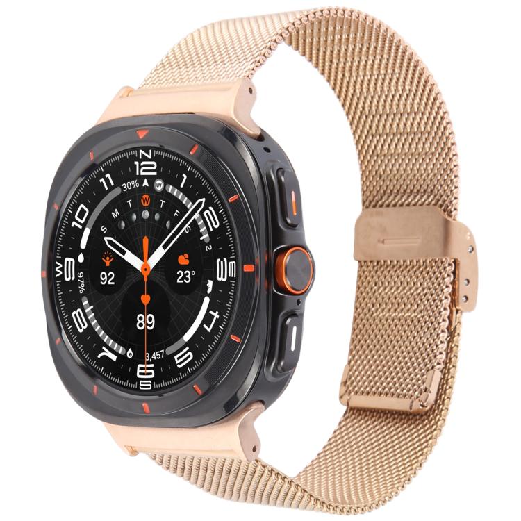 xDfind Cinturino per orologio con fibbia in metallo milanese, For Samsung Galaxy Watch Ultra 47mm / Ultra 2025, For Samsung Galaxy Watch 7 / FE / 6 / 5 / 4, For Samsung Galaxy Fit3