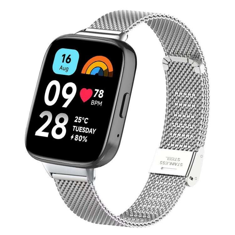 xDfind Cinturino per orologio con fibbia in metallo milanese, For Xiaomi Band 10 Pro / 9 Pro / Redmi Watch 6, For Xiaomi Smart Band 10 / 9 / 8 NFC, For Xiaomi Redmi Watch 3 20mm