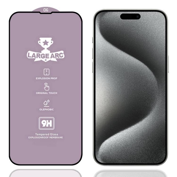 Pellicola in vetro temperato ad arco ampio con spessore di 0,4 mm e rivestimento in alluminio 9H., For iPhone 17 Pro Max, For iPhone 17 Pro, For iPhone 17, For iPhone Air, For iPhone 16 Pro Max, For iPhone 16 Pro, For iPhone 16 Plus / 15 Plus          ...