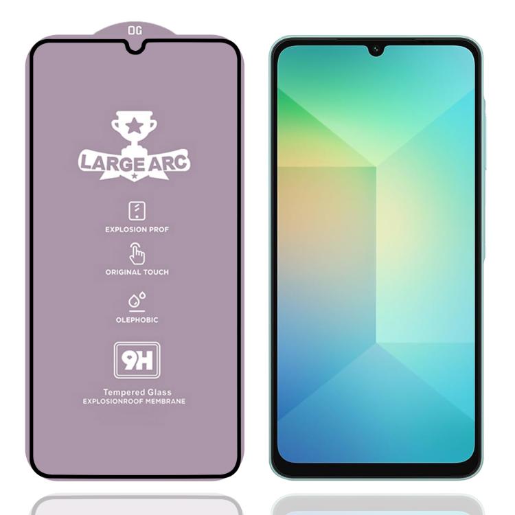 Pellicola in vetro temperato ad arco ampio con spessore di 0,4 mm e rivestimento in alluminio 9H., For Samsung Galaxy A06s, For Samsung Galaxy A06 5G, For Samsung Galaxy A56 5G, For Samsung Galaxy A26 5G, For Samsung Galaxy A36 5G                      ...