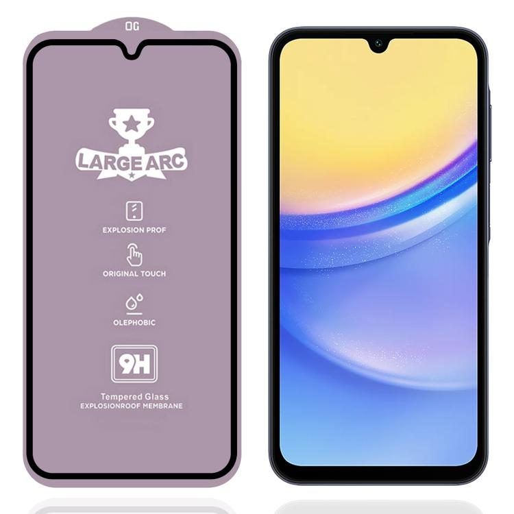 Pellicola in vetro temperato ad arco ampio con spessore di 0,4 mm e rivestimento in alluminio 9H., For Samsung Galaxy A06s, For Samsung Galaxy A06 5G, For Samsung Galaxy A56 5G, For Samsung Galaxy A26 5G, For Samsung Galaxy A36 5G                      ...