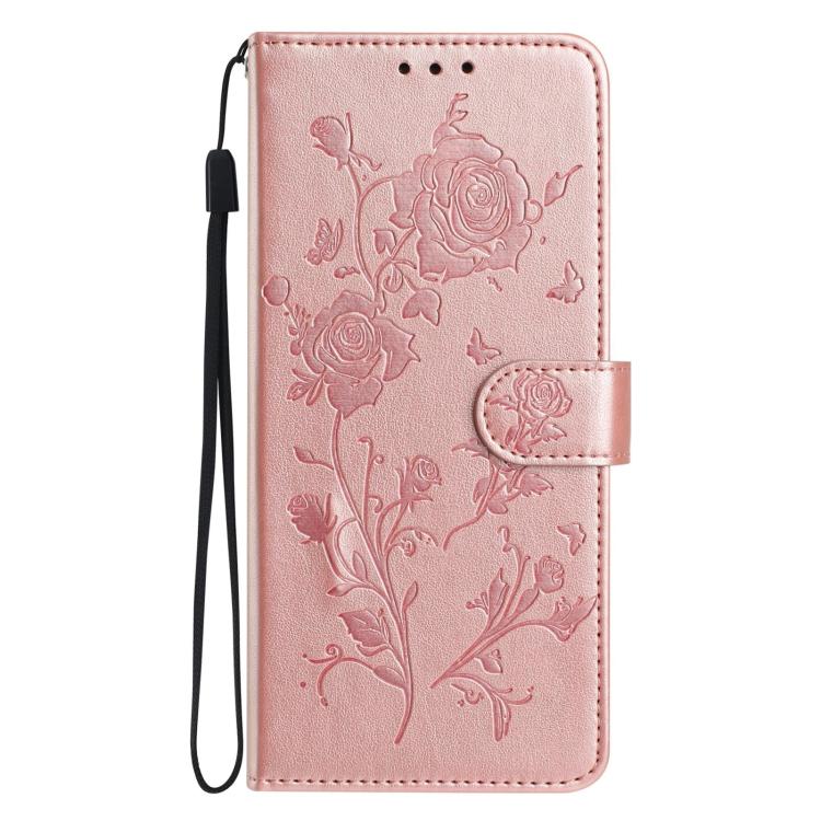 Custodia per telefono in pelle con motivo a rilievo di rose, For Samsung Galaxy A03, For Samsung Galaxy A13 4G