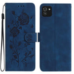 Custodia per telefono in pelle con motivo a rilievo di rose, For Samsung Galaxy A03, For Samsung Galaxy A13 4G