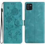 Custodia per telefono in pelle con motivo a rilievo di rose, For Samsung Galaxy A03, For Samsung Galaxy A13 4G