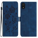 Custodia per telefono in pelle con motivo a rilievo di rose, For Samsung Galaxy A03 Core, For Samsung Galaxy A33