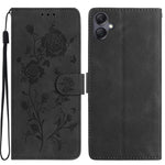 Custodia per telefono in pelle con motivo a rilievo di rose, For Samsung Galaxy A06, For Samsung Galaxy A56