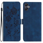 Custodia per telefono in pelle con motivo a rilievo di rose, For Samsung Galaxy A17, For Samsung Galaxy A07