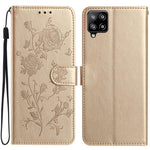 Custodia per telefono in pelle con motivo a rilievo di rose, For Samsung Galaxy A12, For Samsung Galaxy A42